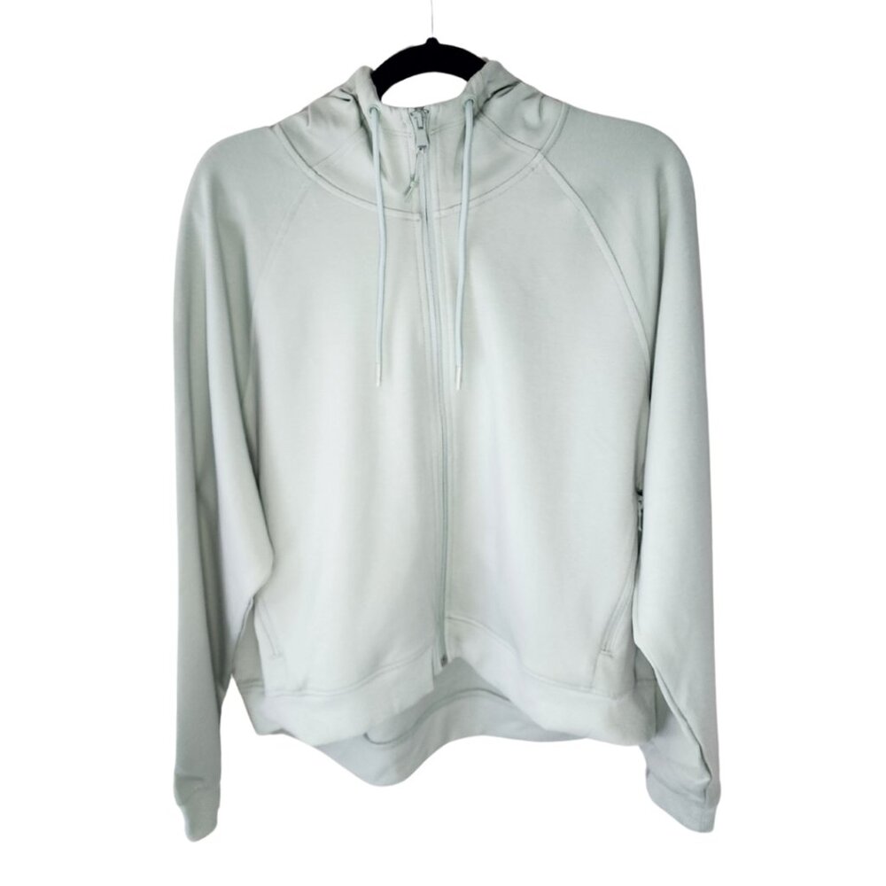 Old Navy Active Hooded Zip Front Sweatshirt, LG **Minor Flaw Read Description**